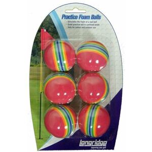 Longridge Multicoloured Foam Ball 6 Pk