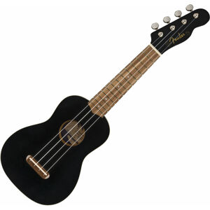 Fender Venice WN BK Sopránové ukulele Černá