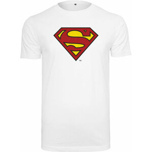 Superman Tričko Logo XL Bílá