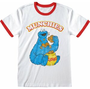Sesame Street Tričko Munchies Bílá-Červená XL