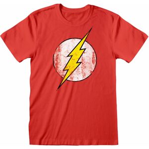 DC Flash Tričko Logo Červená L