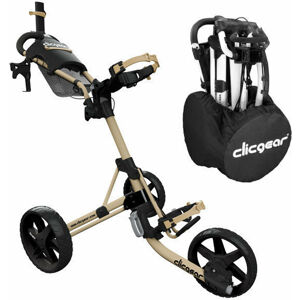 Clicgear Model 4.0 SET Matt Army Brown Manuální golfové vozíky
