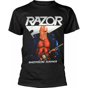 Razor (Band) Tričko Shotgun Justice Černá 2XL