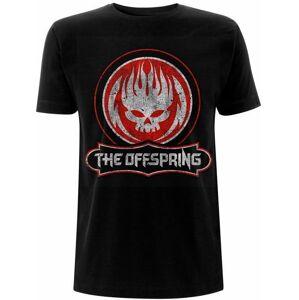 The Offspring Tričko Distressed Skull Černá 2XL