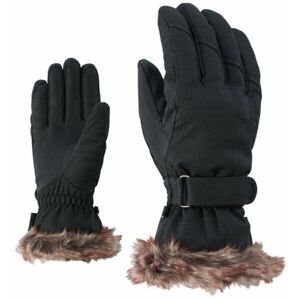 Ziener Kim Lady Black Stru 7 Lyžařské rukavice