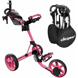 Clicgear Model 4.0 SET Soft Pink Manuální golfové vozíky