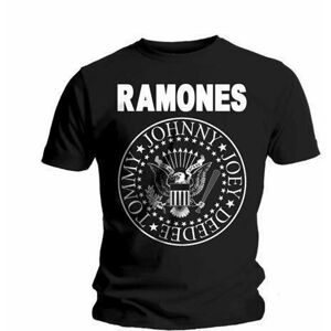 Ramones Tričko Seal Pánské Black M