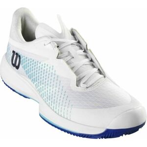 Wilson Kaos Swift 1.5 Clay Mens Tennis Shoe White/Blue Atoll/Lapis Blue 42 Pánské tenisové boty
