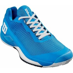 Wilson Rush Pro 4.0 Clay Mens Tennis Shoe French Blue/White/Navy Blazer 43 1/3 Pánské tenisové boty