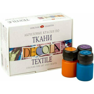 Nevskaya Palitra Decola Textile Sada barev na textil 12x20 ml