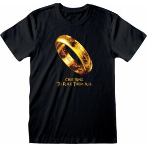 Lord Of The Rings Tričko One Ring To Rule Them All Černá L