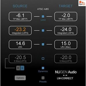 Nugen Audio LM-Cor w DynApt (Extension) (Digitální produkt)