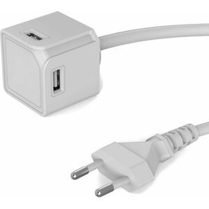 PowerCube USBcube Extended 4xUSB-A Bílá 1,5 m