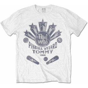 The Who Tričko Pinball Wizard Flippers M Bílá