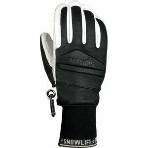 Snowlife Classic Leather Glove Black/White L