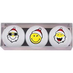 Sportiques Christmas Golfball Santa Claus Smiles Gift Box