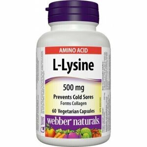 Webber Naturals L-Lysine 500 mg 60 caps
