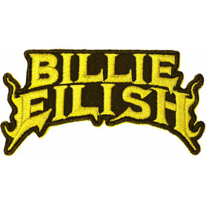 Billie Eilish Flame Nášivka Žlutá