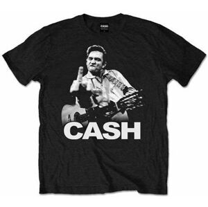 Johnny Cash Tričko Finger Černá-Grafika S