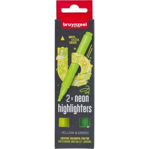 Bruynzeel Highlighters Yellow&Green