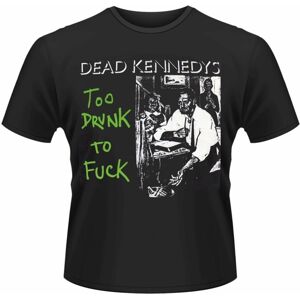 Dead Kennedys Tričko Too Drunk To Fuck (Single) Černá S