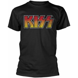 Kiss Tričko Colour Gradient Logo Černá XL