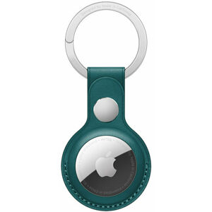 Apple AirTag Leather Key Ring Zelená