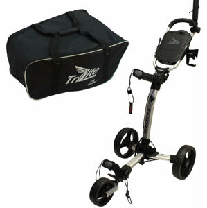 Axglo TriLite 3-Wheel SET Silver/Black Manuální golfové vozíky