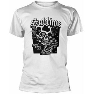 Sublime Tričko Black Skull Bílá XL