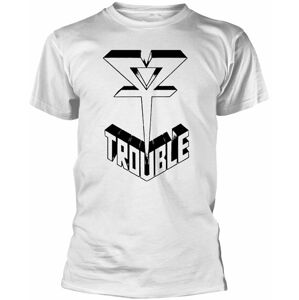 Trouble Tričko Logo Bílá 2XL