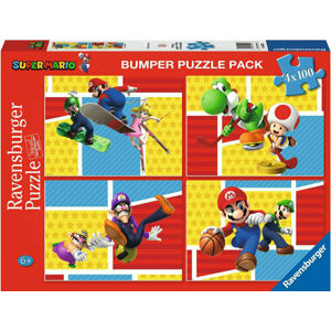 Ravensburger Puzzle Super Mario 4 x 100 dílů