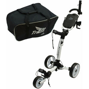 Axglo TriLite 3-Wheel SET White/White Manuální golfové vozíky