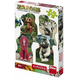 Dino Puzzle Zafar Zoombie a přátelé 216 dílků