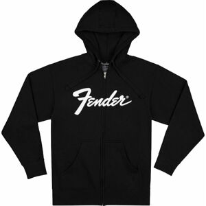 Fender Mikina Transition Logo Zip Front Hoodie Black S
