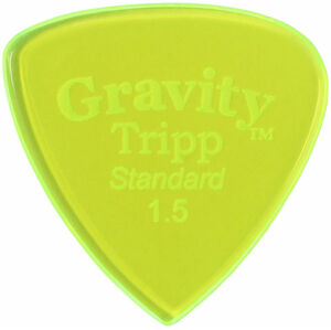 Gravity Picks GTRS15P Tripp Standard 1.5mm Polished Fl. Green