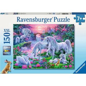 Ravensburger Puzzle Jednorožci Při Západu Slunce 150 dílů