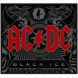 AC/DC Black Ice Nášivka Černá-Červená
