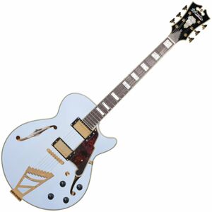 D'Angelico Deluxe SS Stairstep Matte Powder Blue