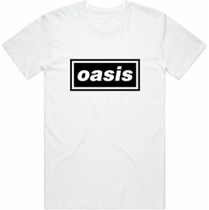 Oasis Tričko Decca Logo Bílá 2XL