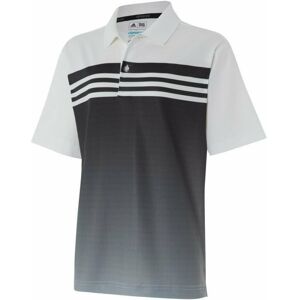Adidas Climacool 3-Stripes Gradient Jr Polo Shirt White/Black 16Y