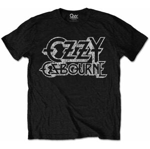 Ozzy Osbourne Tričko Vintage Logo L Černá