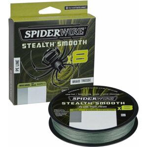 SpiderWire Stealth® Smooth8 x8 PE Braid Moss Green 0,13 mm 11,2 kg-24 lbs 150 m Šňůra
