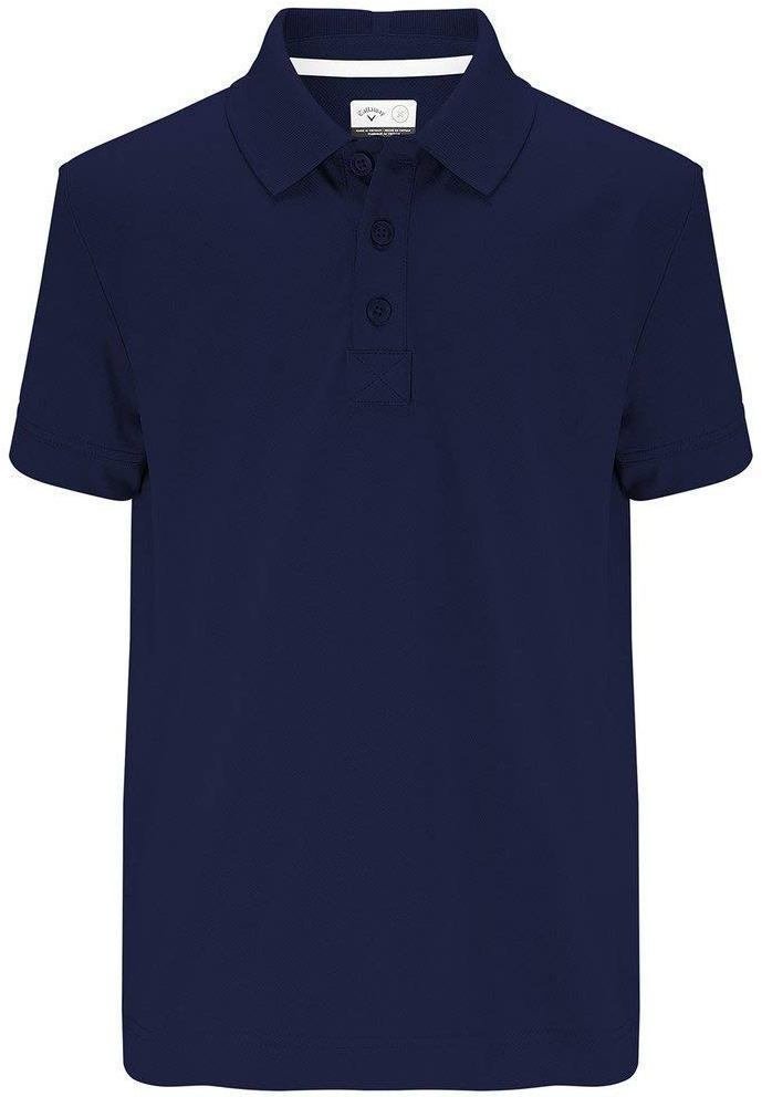 Callaway Youth Solid II Junior Polo Shirt Dress Blue L