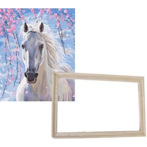 Gaira S rámem bez vypnutého plátna Bílý kůň