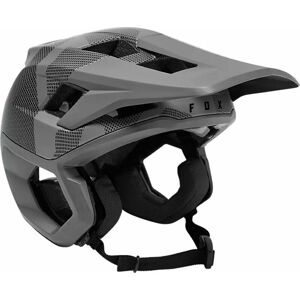 FOX Dropframe Pro Camo Helmet Grey Camouflage XL Cyklistická helma