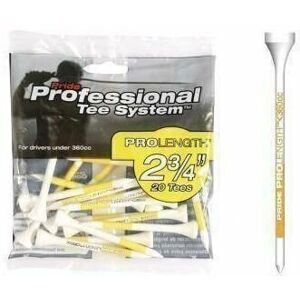 Pride Tee Profesional Tee System (PTS) 2 3/4 Inch Yellow 20 pcs