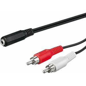 PremiumCord Jack 3.5mm-2xCINCH F/M 1,5 m Audio kabel