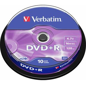 Verbatim DVD+R AZO 4,7GB 16x 10pcs 43498 DVD