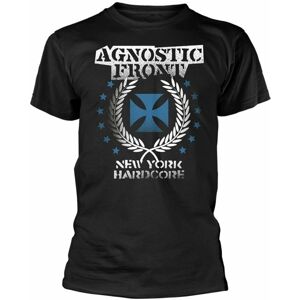Agnostic Front Tričko Blue Iron Cross Pánské Black XL