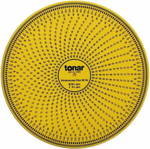 Tonar Acrylic Stroboskopický disk Žlutá